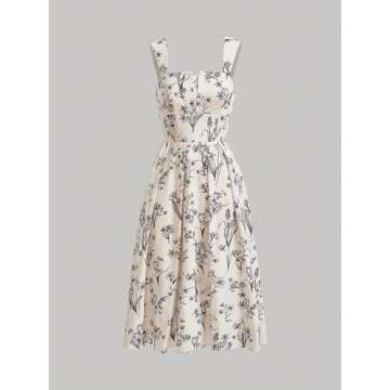 Take on Summer in MakeMeChic Floral Summer Dress