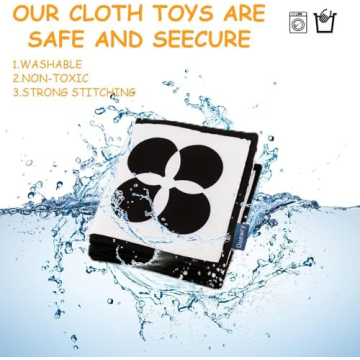 KaPing Black and White Soft Book for Infants