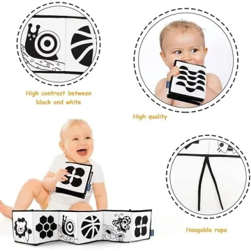 KaPing Black and White Soft Book for Infants