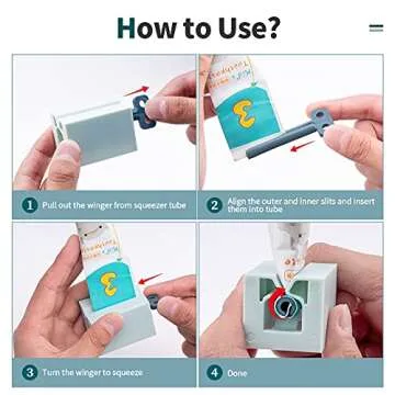 Y-Kelin Toothpaste Squeezer - Efficient Rolling Tube Solution