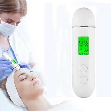 Facial Moisture Tester Detector Analyzer Monitor Digital LCD Display Personal Facial Skin Care Moisture Analyzer Skin Care Tool