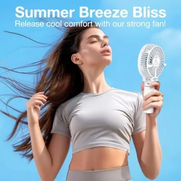 VersionTECH Portable Handheld Fan - Powerful and Compact Cooling