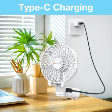VersionTECH Portable Handheld Fan - Powerful and Compact Cooling