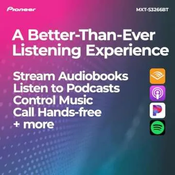 Pioneer MXT-S3266BT Media Receiver with Bluetooth & Speakers