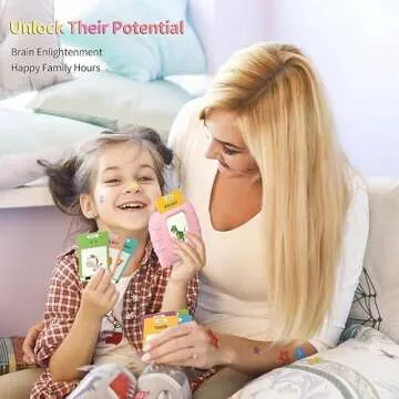 Eaever 580 Pre-K Sight Words Talking Flash Cards with Dolch Words,Letters/Number Flash Cards 1-100 Kindergarten, Pocket Speech Toys, Educational Learning Gifts for 3 4 5 6 Year Old Girls, Pink