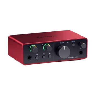 Focusrite Scarlett Solo 4th Gen Audio Interface