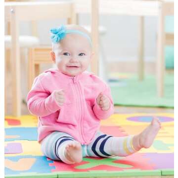 TOYVELT Foam Puzzle Floor Mat for Kids – 12x12 30 Tiles - Interlocking Play Mat with Colors, Alphabet, ABC, – Educational Large Puzzle Foam Floor Tiles for Crawling, Exercise, Playroom, Play Area