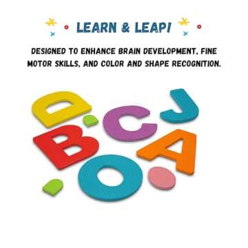 TOYVELT Foam Puzzle Floor Mat for Kids – 12x12 30 Tiles - Interlocking Play Mat with Colors, Alphabet, ABC, – Educational Large Puzzle Foam Floor Tiles for Crawling, Exercise, Playroom, Play Area