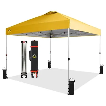 Crown Shades 10x10 Pop Up Canopy: Easy Setup & UV Protection