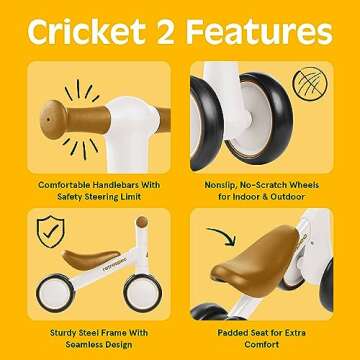 Retrospec Cricket Baby Walker Balance Bike - The Ultimate Ride On Toy for Toddlers