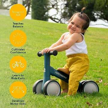 Retrospec Cricket Balance Bike for Toddlers 12-24 Months