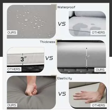 U-MAX 7 Pieces All Weather Sectional Sofa Set