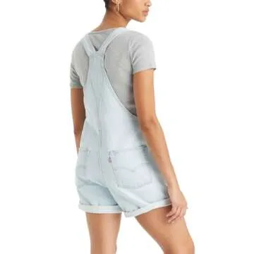 Levi's Women's Vintage Shortalls - Classic Denim Overalls That Flatter