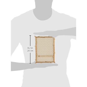 Elegant 5x7 Gold Metal Picture Frame by Lawrence Frames