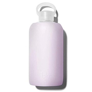 bkr Big Smooth Reusable Glass Water Bottle for Stylish Hydration