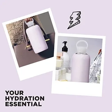 bkr Big Smooth Reusable Glass Water Bottle for Stylish Hydration