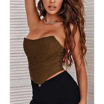 CORSKI Y2K Fashion Crop Top for Women - Party Corset