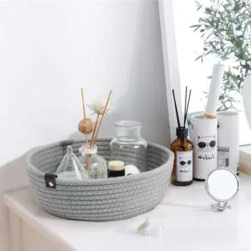 Goodpick Stylish 3-Pack Storage Baskets for Home Organization