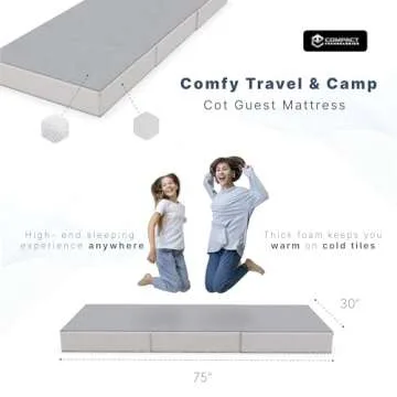 6-Inch Memory Foam Tri-fold Mattress for Ultimate Comfort