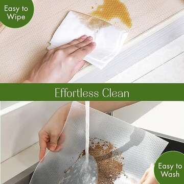 EVALAND Non-Slip Shelf Liner - Versatile & Durable Solution