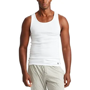 Polo Ralph Lauren Wicking Tank Undershirts Comfort Fit 3-Pack