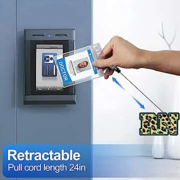 Plifal RN Badge Reel Holder Retractable with ID Clip for Nurse Nursing Name Tag Card Cute Medical Assistant Funny Accessories with Alligator Clip for Hospital Student Work Office