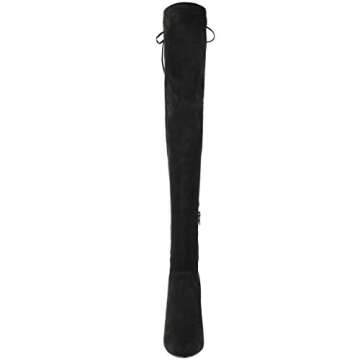 Fashion Thirsty Womens Thigh High Boots Over The Knee Party Stretch Block Mid Heel Size