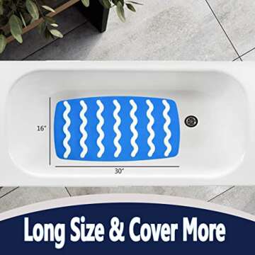 SAFELAND Eco-Friendly Non-Slip Bath Mat for Safety