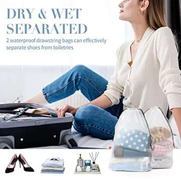 Large Waterproof Beach Bag for Women - Stylish Summer Tote