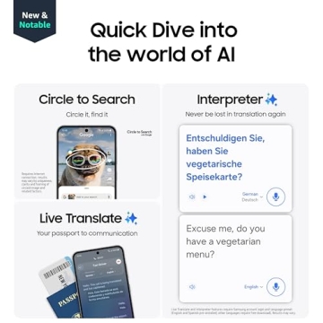 SAMSUNG Galaxy S24 FE AI Phone 128GB Unlocked 50MP Camera