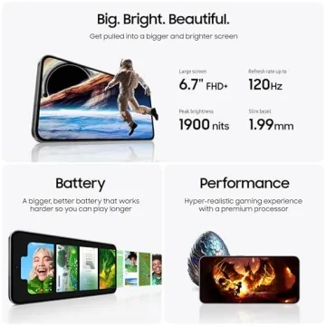 SAMSUNG Galaxy S24 FE AI Phone 128GB Unlocked 50MP Camera