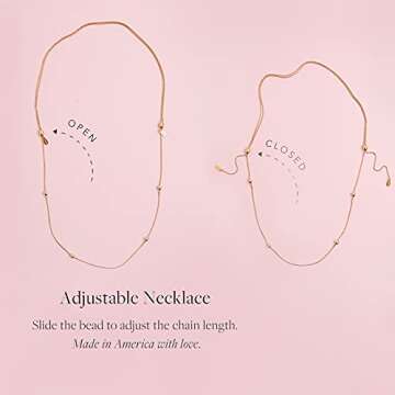 Alex and Ani Celestial Starburst Duo Charm Adjustable Necklace for Women, Shiny Gold Finish, 18 to 20 in