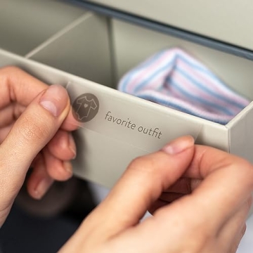 Savor Baby Keepsake Organizer Box - Modern & Gender-Neutral