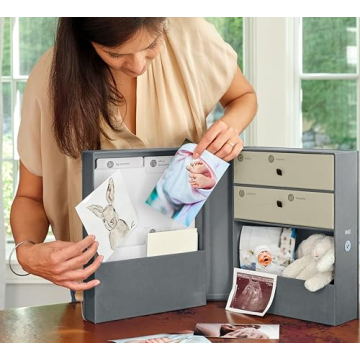 Savor Baby Keepsake Organizer Box - Modern & Gender-Neutral