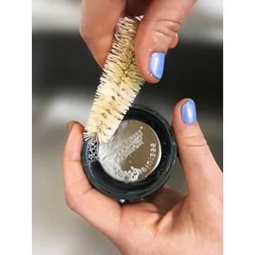 Healthy Human Water Bottle Cleaner 3-Piece Bamboo Long Brush Stainless Steel Cleaning Set