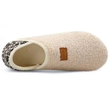 Scurtain Unisex Slippers with Non-Slip Rubber Sole