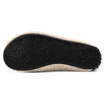 Scurtain Unisex Slippers with Non-Slip Rubber Sole