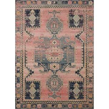 Loloi II Jocelyn Rose/Rose 7'-10" x 10' Area Rug