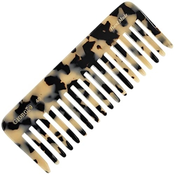 Giorgio G49 Large Hair Detangling Comb, Wide Teeth for Thick Curly Wavy Hair. Long Hair Detangler Co...