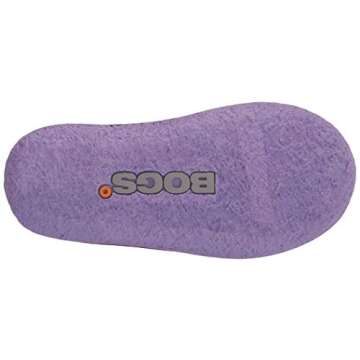 BOGS unisex child Baby Bogs Waterproof Snowboot Rain Boot, Butterflies-violet, 7 Infant US