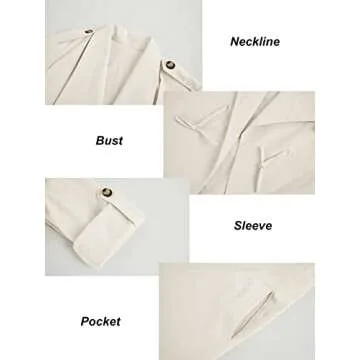Febriajuce Womens Casual Trench Coat - Stylish Overcoat