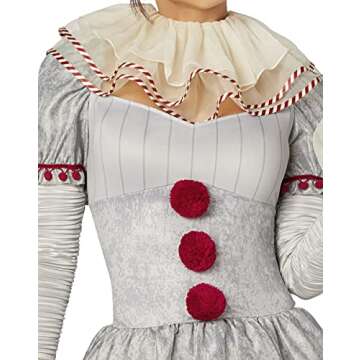 Spirit Halloween Adult Pennywise Dress Costume - M