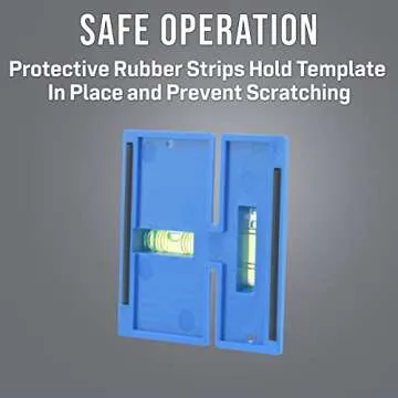 Jonard Tools WTL-12 Wall Box Template and Level