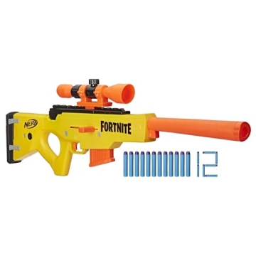 Nerf Fortnite BASR-L Bolt Action Blaster with Scope & Darts - Ultimate Gaming Gift