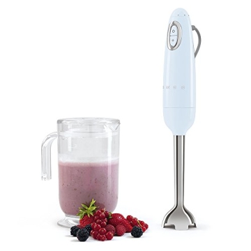 Smeg HBF02PBUS Hand Blender, Stylish & Powerful Kitchen Tool