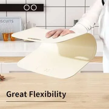 TPU Cutting Boards Set of 3 - Knife Mark Resistant & BPA Free