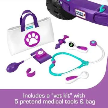 Power Wheels Happy Hound Vet Jeep for Kids Adventures