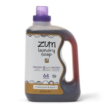 Indigo Wild Zum Clean Laundry Soap - Natural & Eco-Friendly Detergent with Essential Oils
