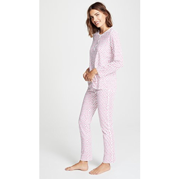 Roller Rabbit Women's Hearts PJ Set Comfortable Sleepwear