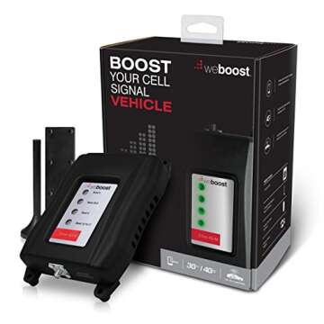 weBoost Drive 4G-M (470108)Vehicle Cell Phone Signal Booster 4G LTE - Cellular Signal Booster Amplifier for Car & Truck - Verizon, AT&T, T-Mobile, Sprint - Enhances 4G LTE Cell Phone Signals